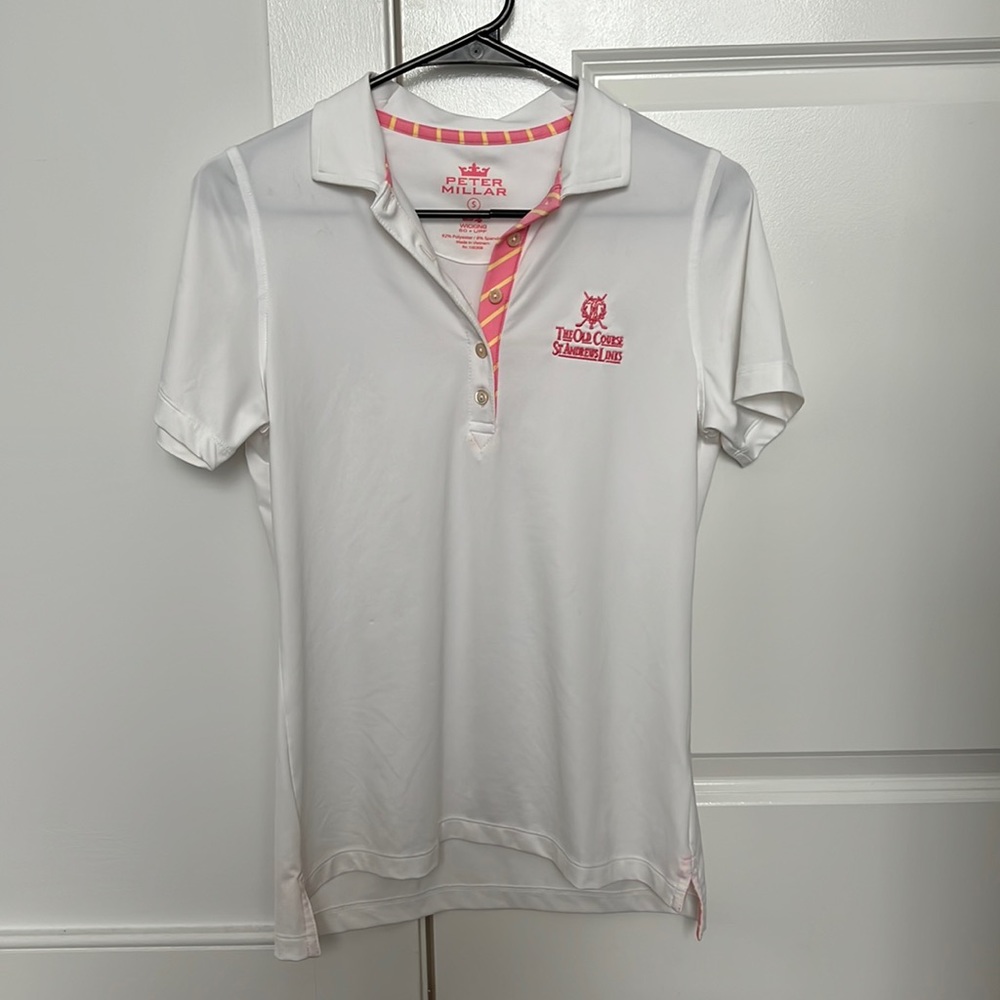Peter Millar women’s golf shirt - the Old Course St Andrews Links. Size: Small